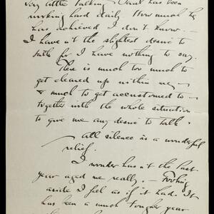 a page of handwritten text