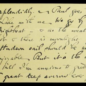 a page of handwritten text