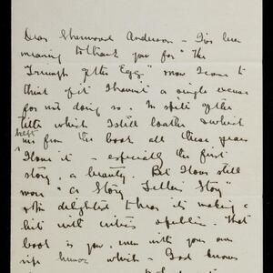 a page of handwritten text