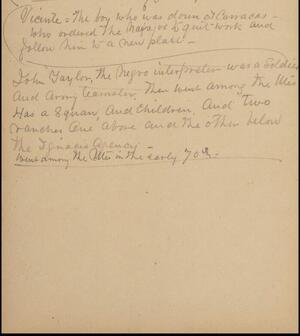 a page of handwritten text