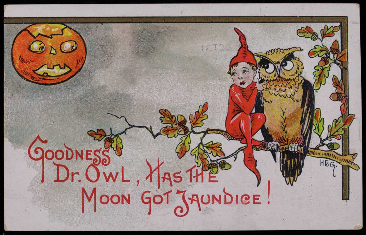 Goodness Dr. Owl, has the moon got jaundice!