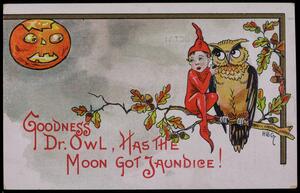 Goodness Dr. Owl, has the moon got jaundice!