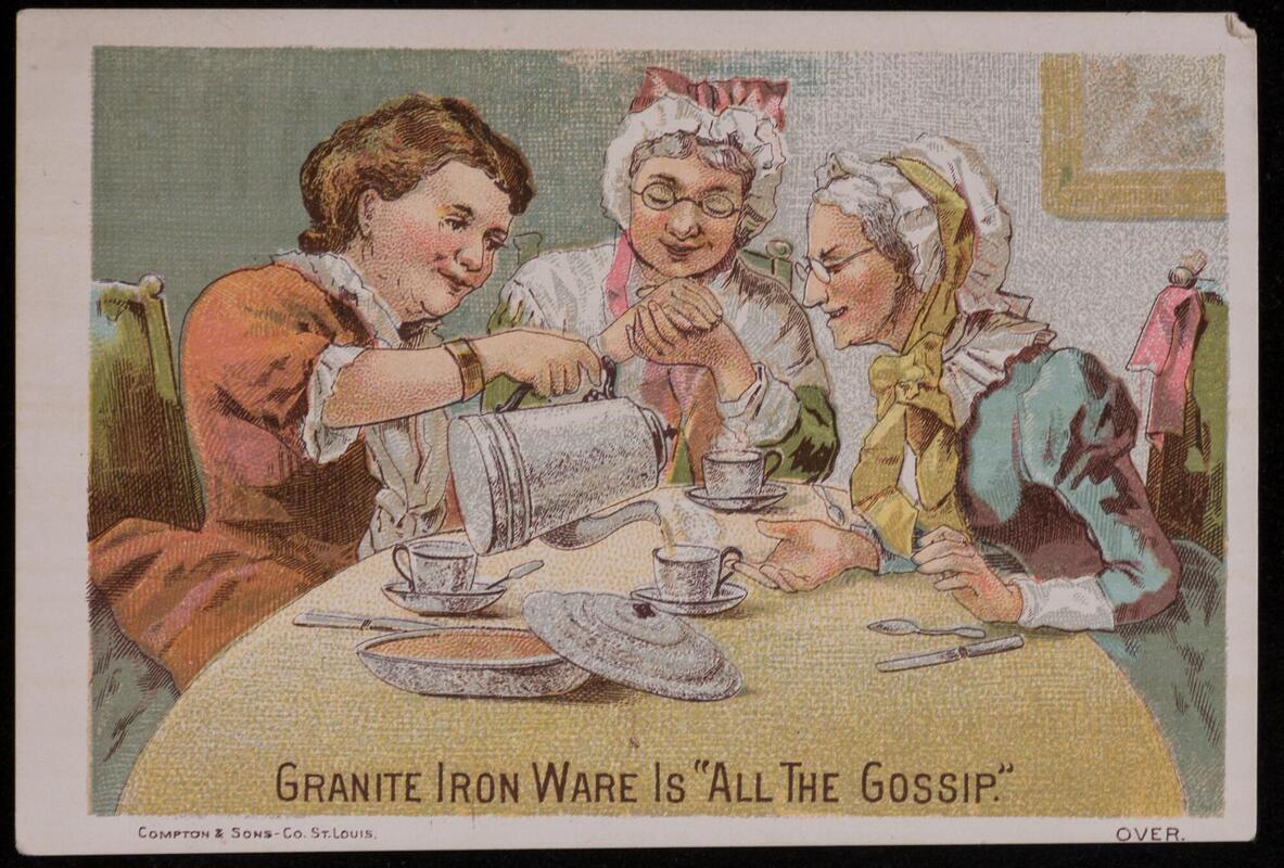 Advertising trade cards