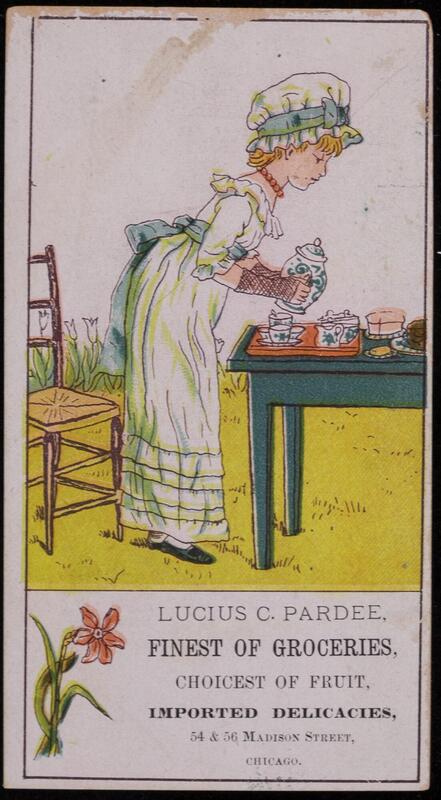 Advertising trade cards