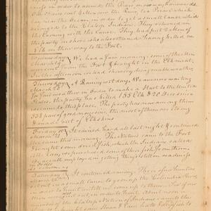 a page of handwritten text