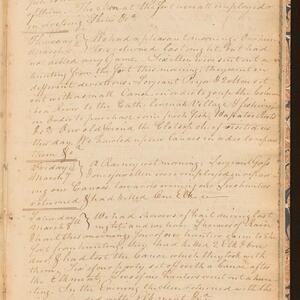 a page of handwritten text