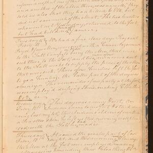 a page of handwritten text