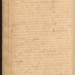 a page of handwritten text