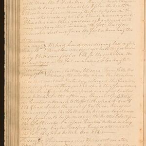 a page of handwritten text