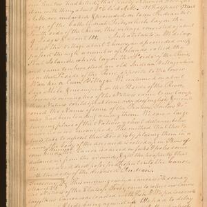 a page of handwritten text