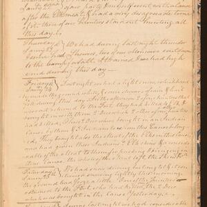 a page of handwritten text