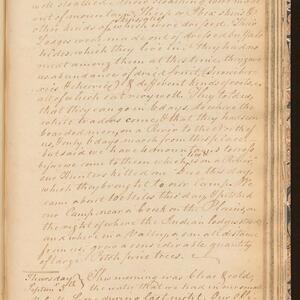 a page of handwritten text