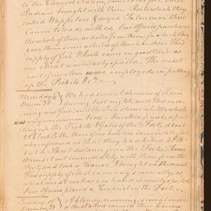 a page of handwritten text