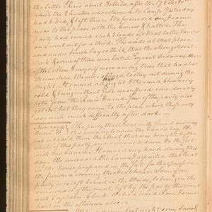 a page of handwritten text