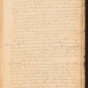 a page of handwritten text