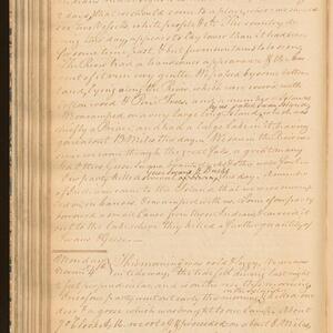 a page of handwritten text