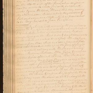 a page of handwritten text