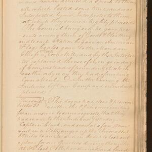 a page of handwritten text