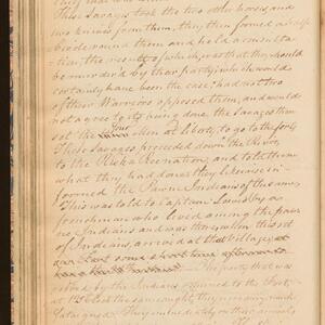 a page of handwritten text