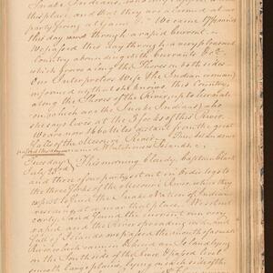 a page of handwritten text