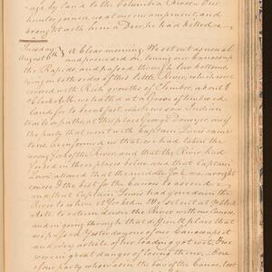a page of handwritten text