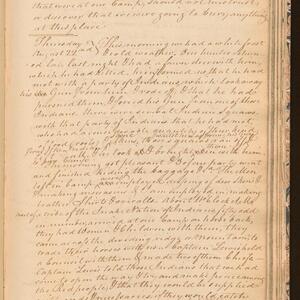 a page of handwritten text