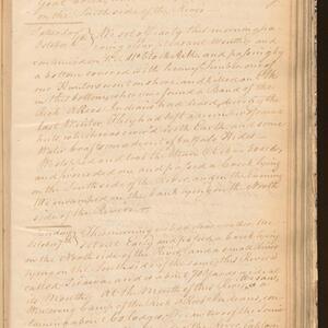 a page of handwritten text