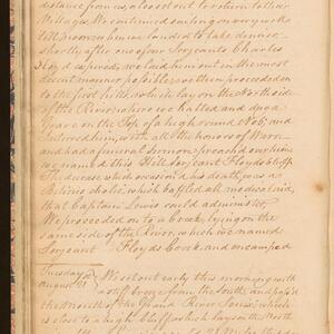 a page of handwritten text