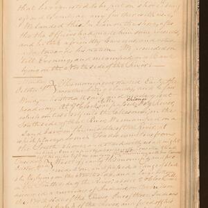 a page of handwritten text