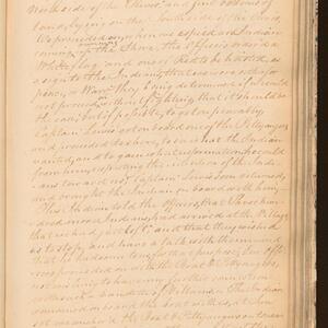 a page of handwritten text