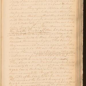 a page of handwritten text