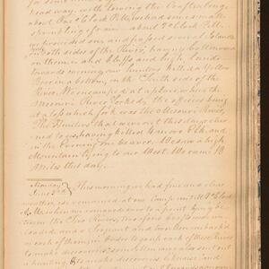 a page of handwritten text