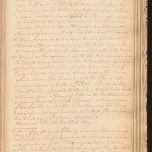 a page of handwritten text