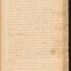 a page of handwritten text