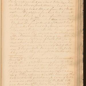 a page of handwritten text