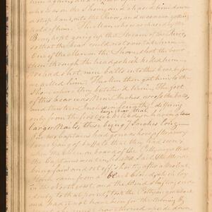 a page of handwritten text