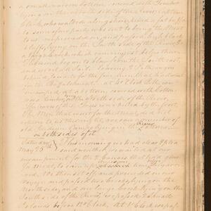 a page of handwritten text