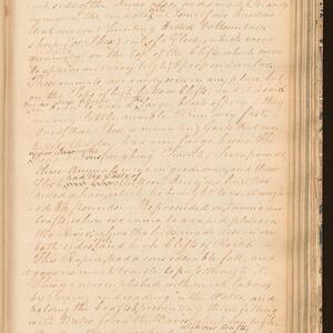 a page of handwritten text
