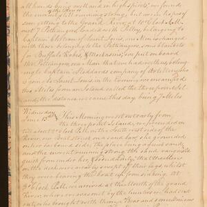 a page of handwritten text