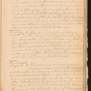 a page of handwritten text