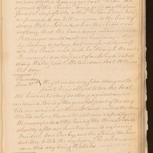 a page of handwritten text