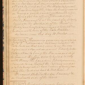 a page of handwritten text
