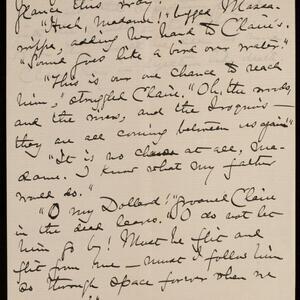 a page of handwritten text