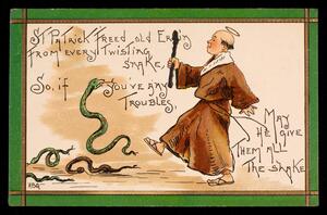 a Saint Patrick's Day postcard