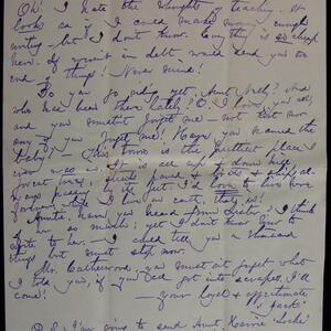 a page of handwritten text