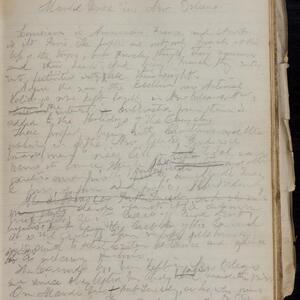 a page of handwritten text