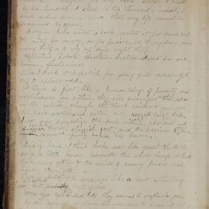 a page of handwritten text