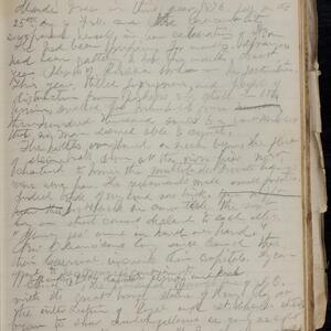 a page of handwritten text