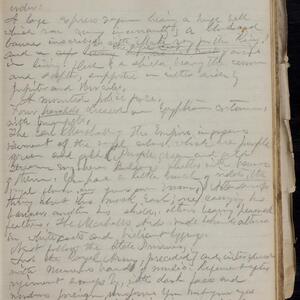 a page of handwritten text