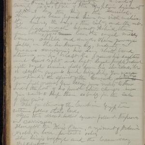 a page of handwritten text